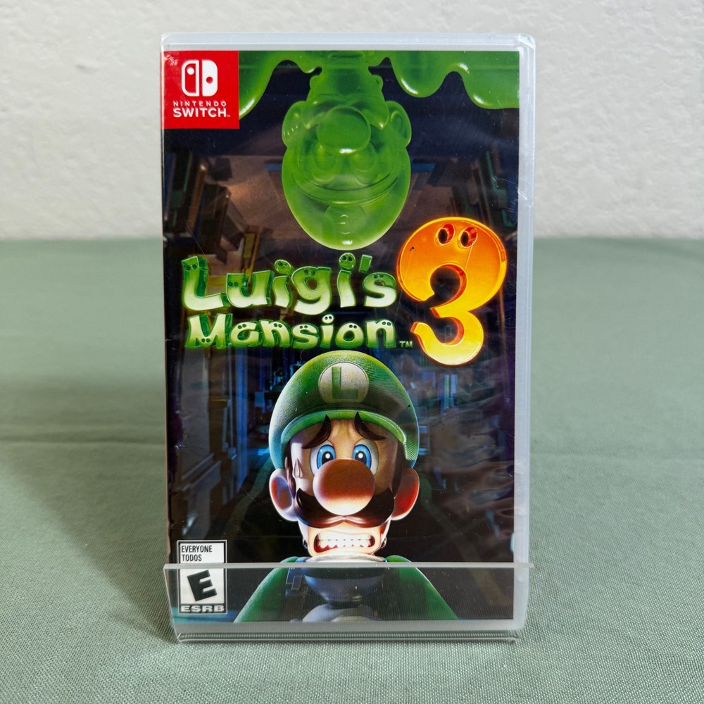 Nintendo Switch Luigis Mansion 3 Action Adventure Game New Sealed Physical Case